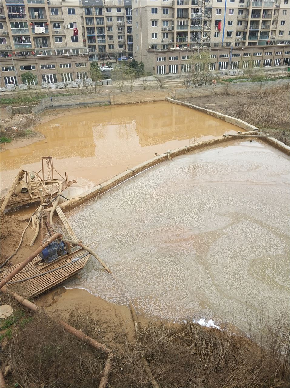 明水沉淀池淤泥清理-厂区废水池淤泥清淤
